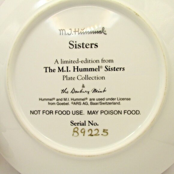 Vintage Collection of  Hummel Goebel W Germany "Coquettes" & Decor PLate Bundle - Picture 14 of 15